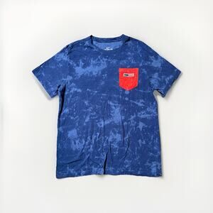 The Nike Tee T-Shirt Size Large Men Regular Blue Red